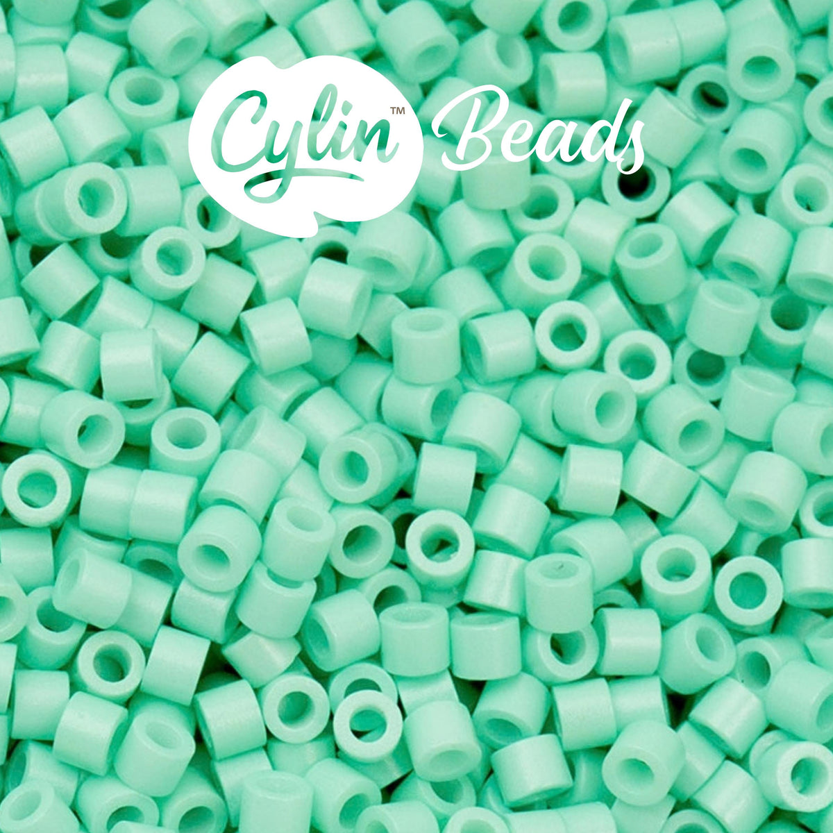CY11-1104 11/0 Cylin Beads Opaque Seafoam