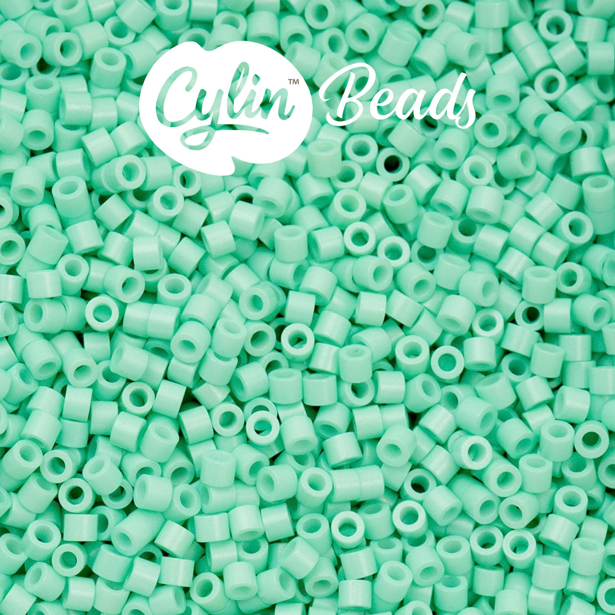 CY11-1104 11/0 Cylin Beads Opaque Seafoam