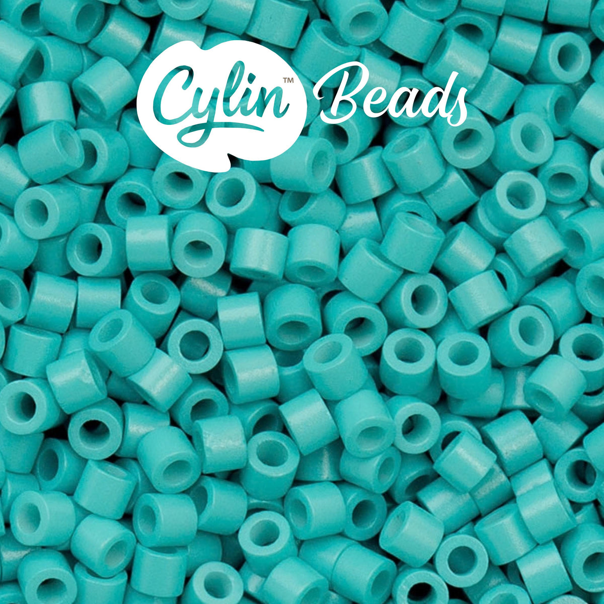 CY11-1106 11/0 Cylin Beads Opaque Turquoise Blue