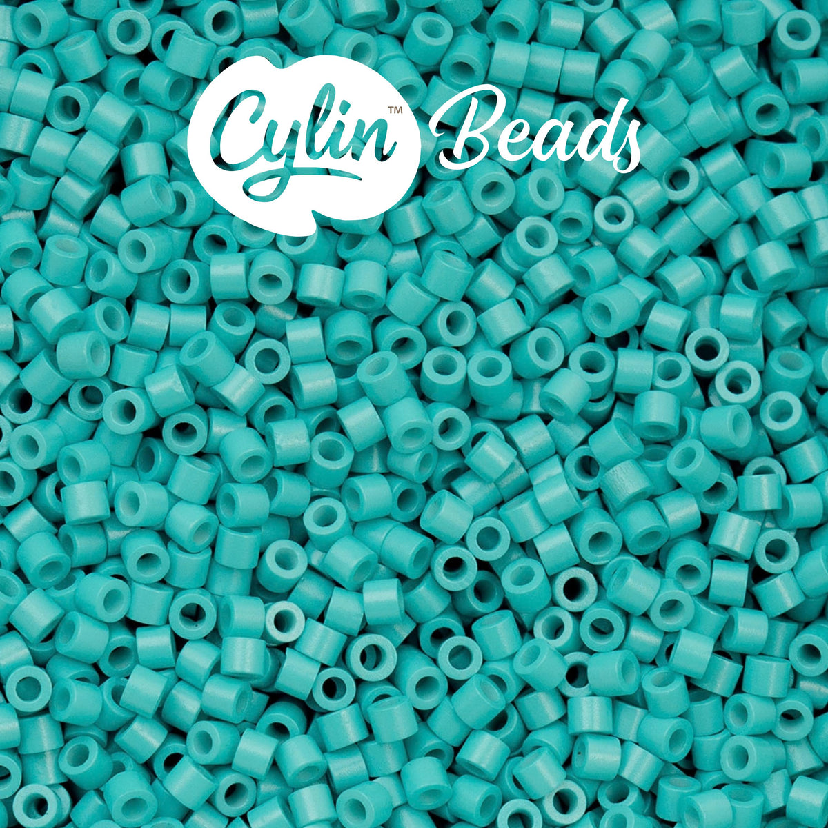 CY11-1106 11/0 Cylin Beads Opaque Turquoise Blue
