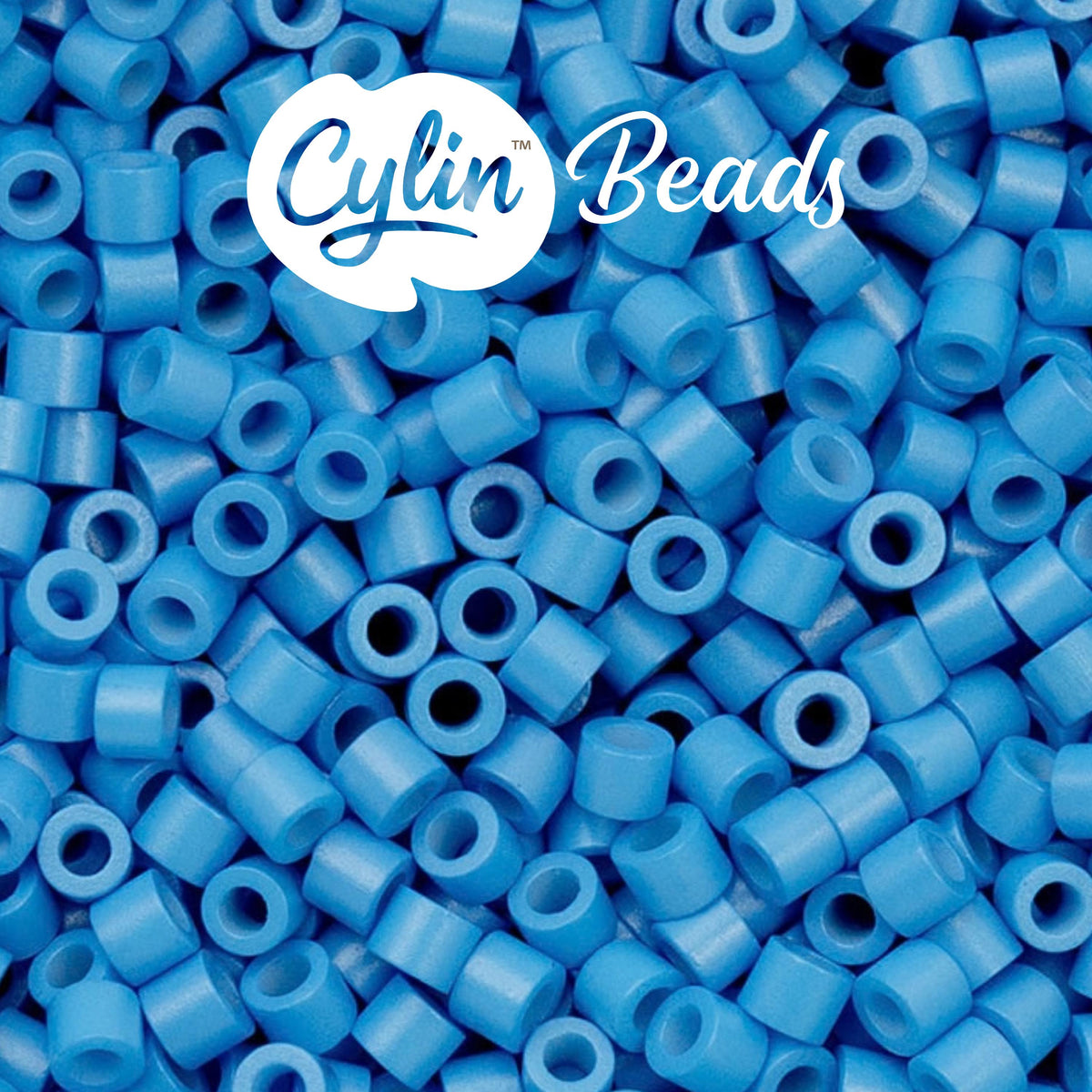 CY11-1108 11/0 Cylin Beads Opaque Blue Cerulean