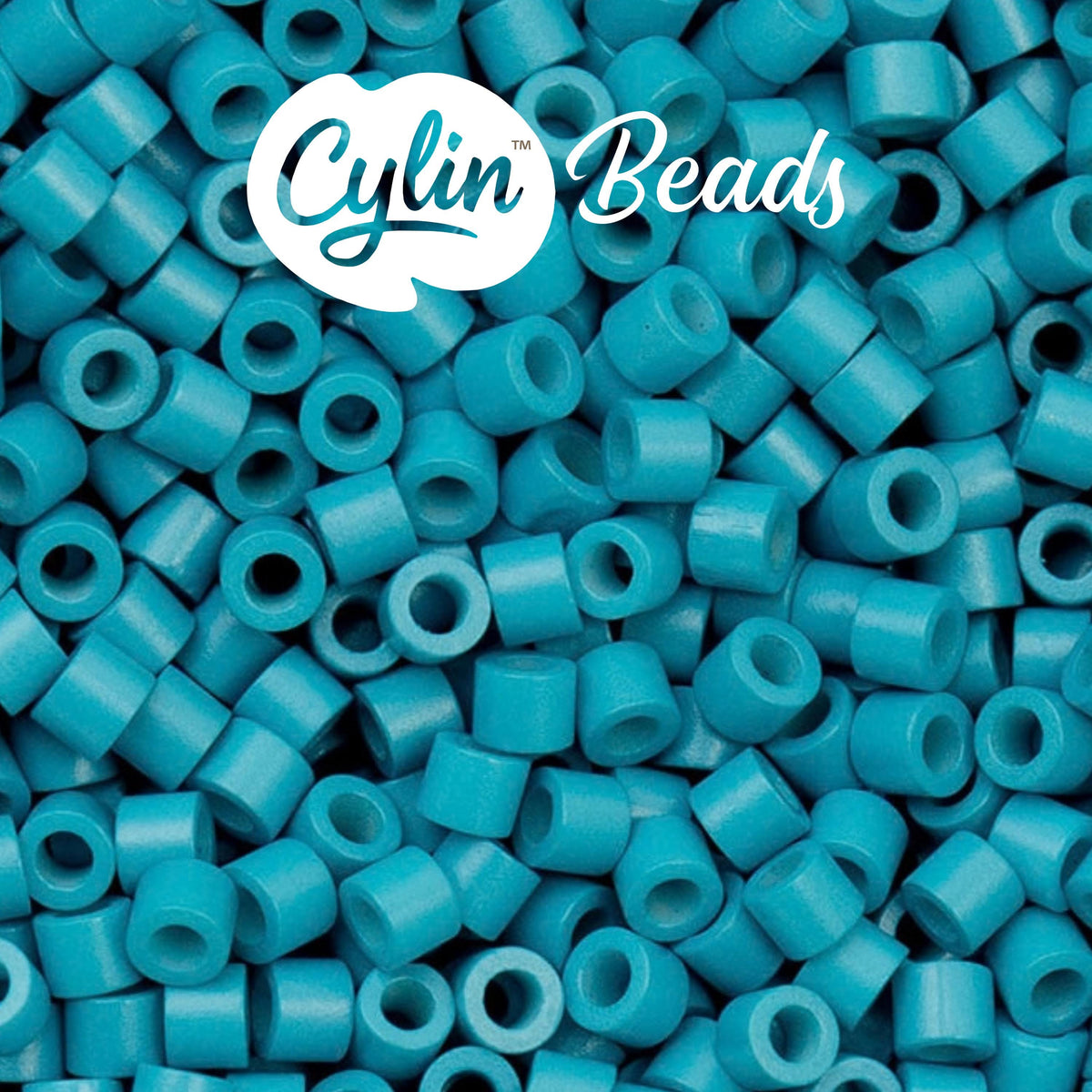 CY11-1107 11/0 Cylin Beads Opaque Blue Lagoon