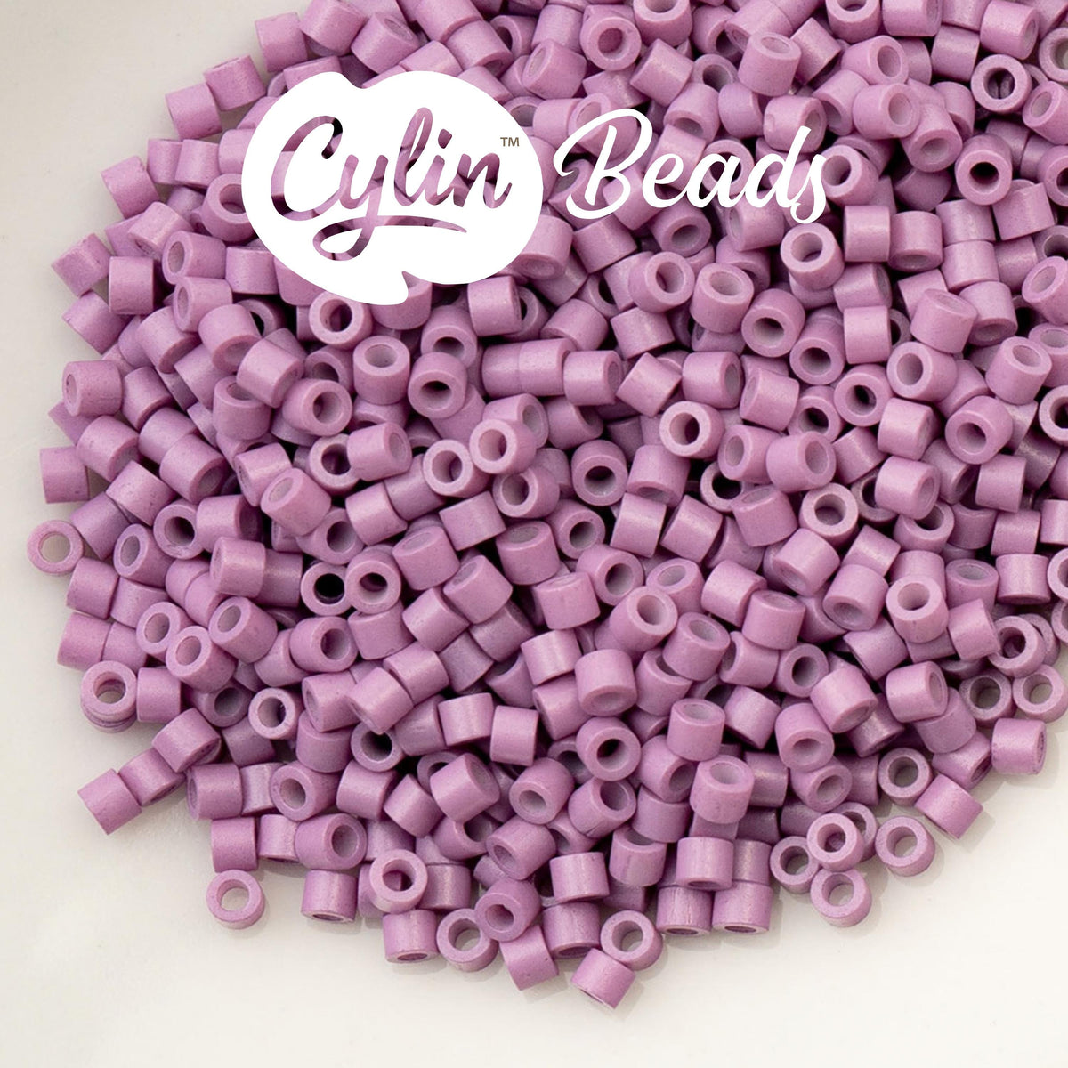 CY11-1110 11/0 Cylin Beads Opaque Lilac