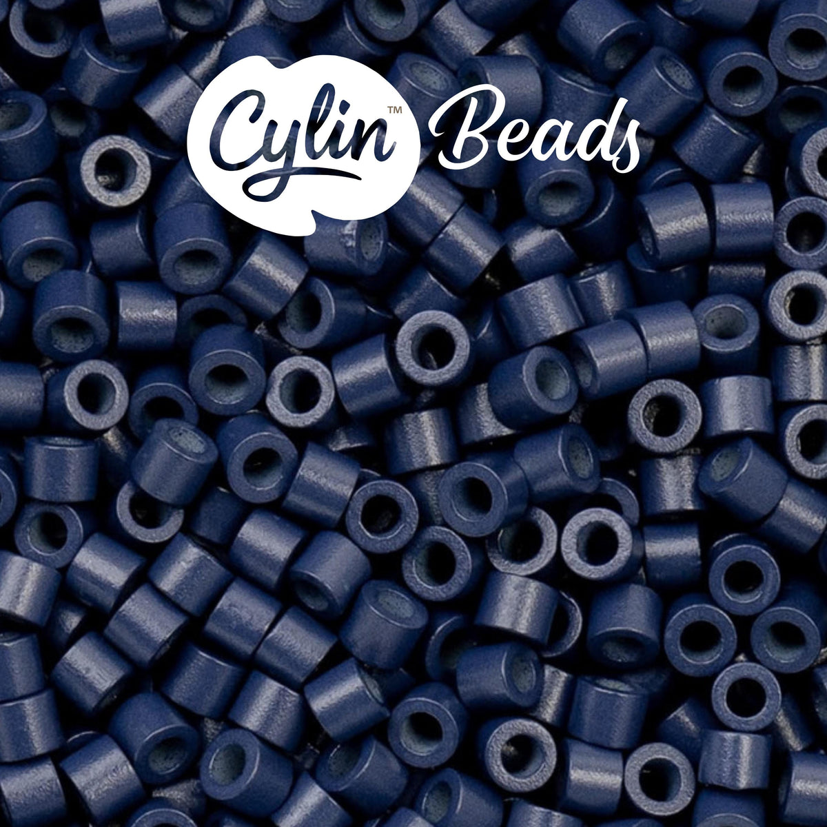CY11-1113 11/0 Cylin Beads Opaque Navy Blue