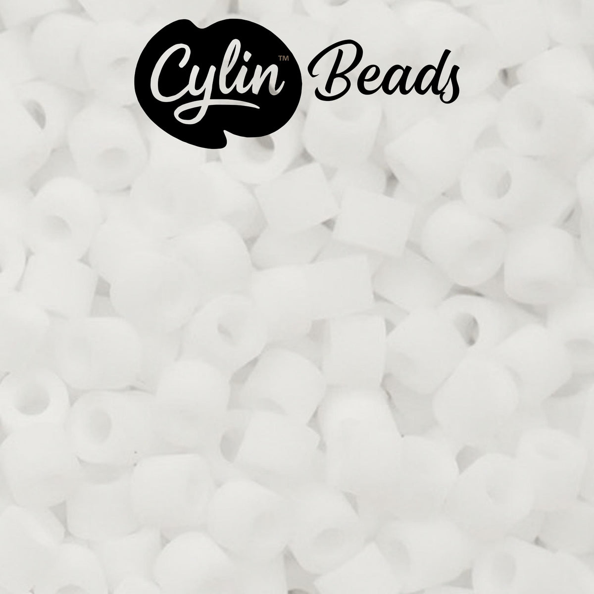CY11-1154 11/0 Cylin Beads Matte White Macaron