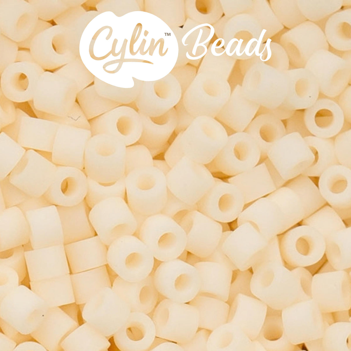 CY11-1157 11/0 Cylin Beads Matte Warm Cream Macaron