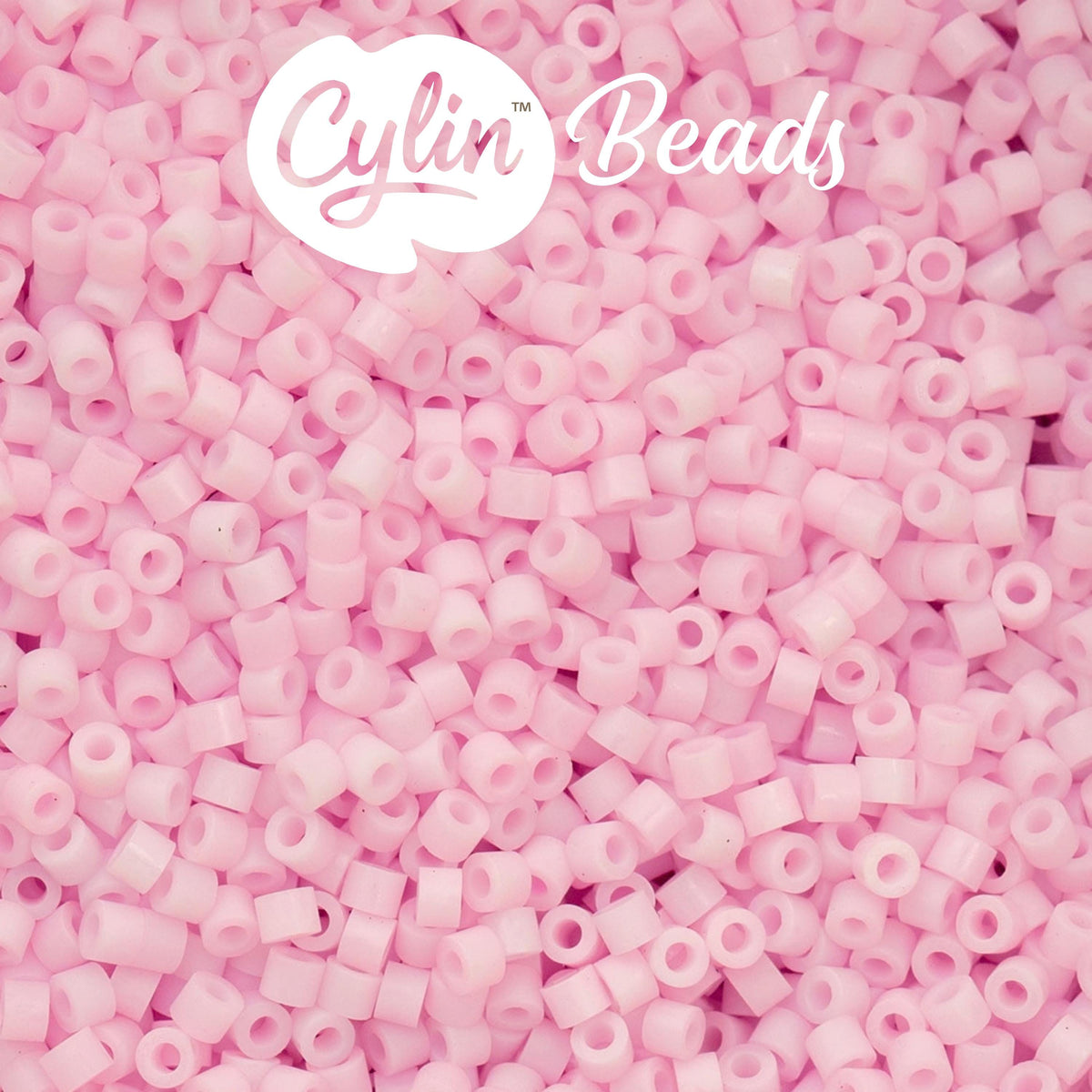 CY11-1162 11/0 Cylin Beads Matte Pink Cotton Candy Macaron