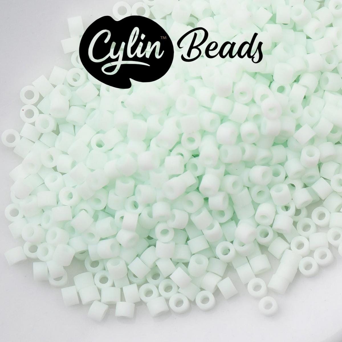 CY11-1165 11/0 Cylin Beads Matte Pale Seafoam Macaron