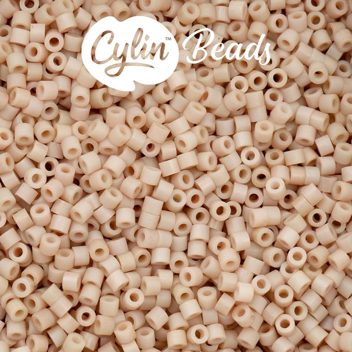 CY11-1170 11/0 Cylin Beads Matte Oat Milk Macaron