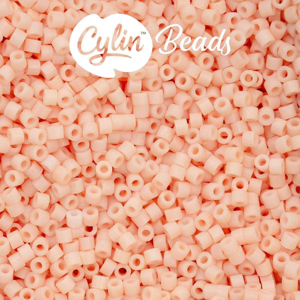 CY11-1171 11/0 Cylin Beads Matte Apricot Macaron