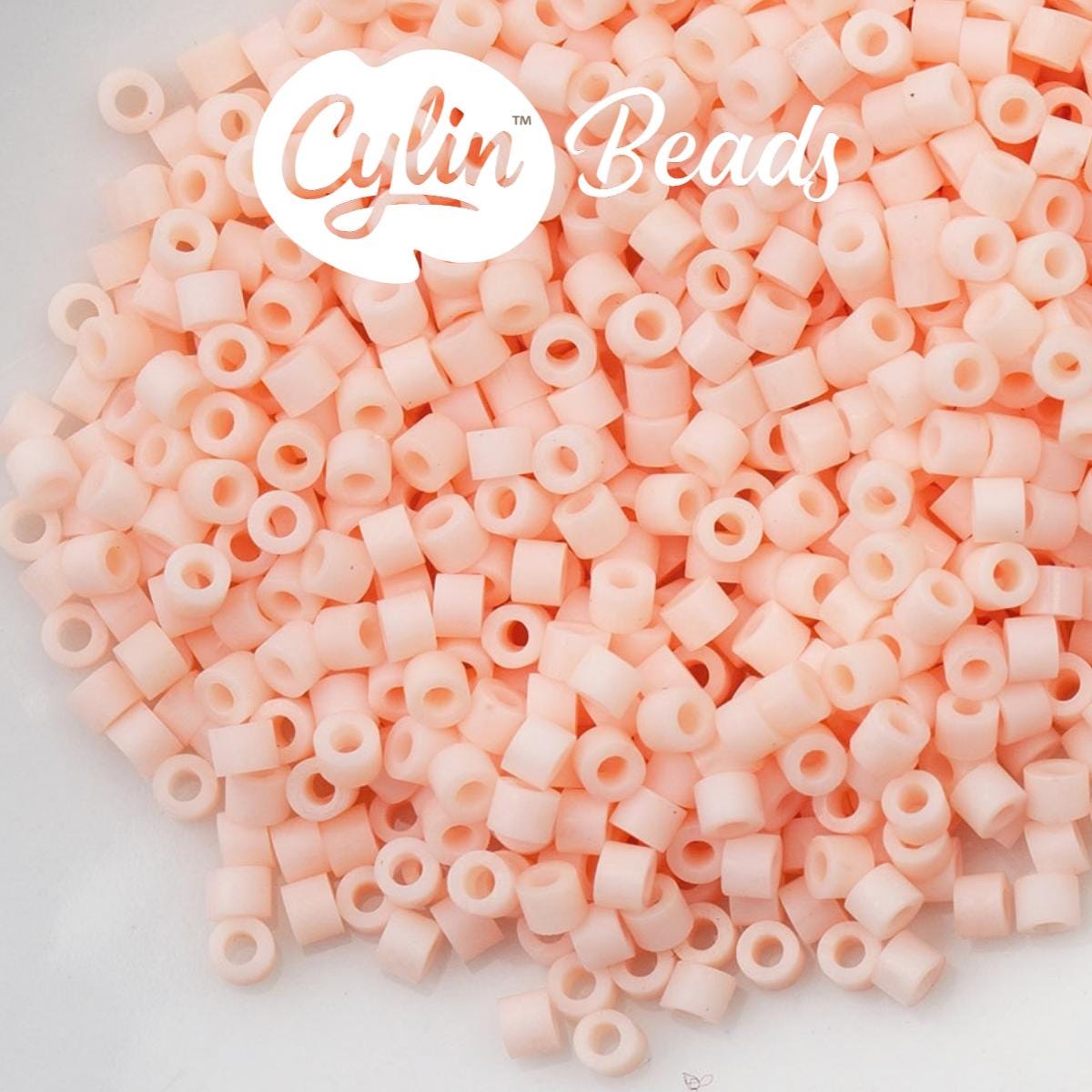 CY11-1171 11/0 Cylin Beads Matte Apricot Macaron