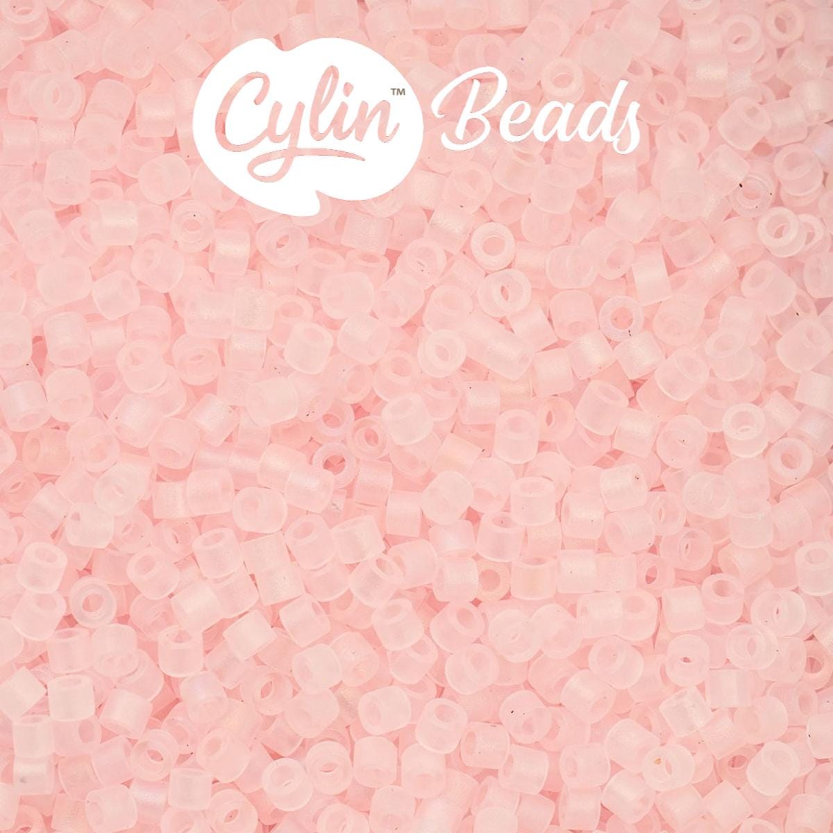 CY11-1178 11/0 Cylin Beads Matte Light Pink Macaron AB