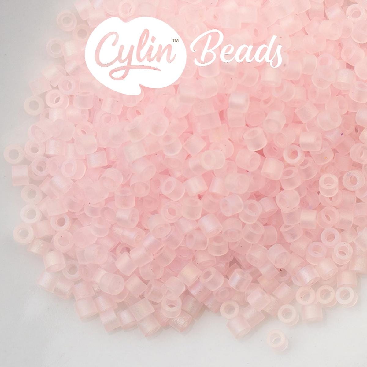 CY11-1178 11/0 Cylin Beads Matte Light Pink Macaron AB