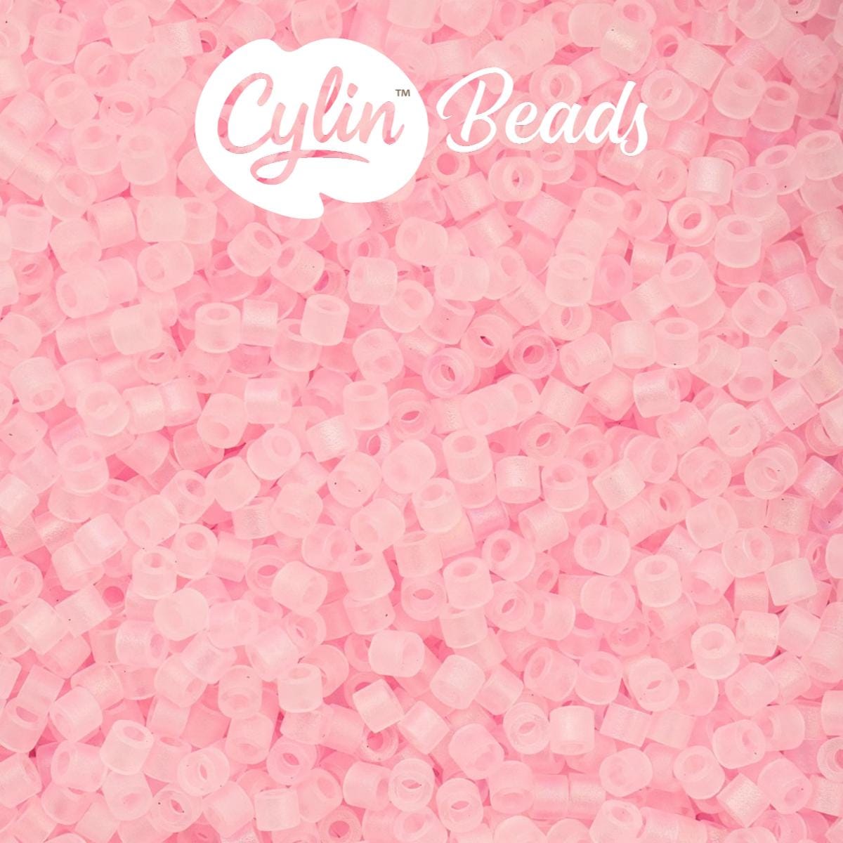 CY11-1179 11/0 Cylin Beads Matte Pink Macaron AB