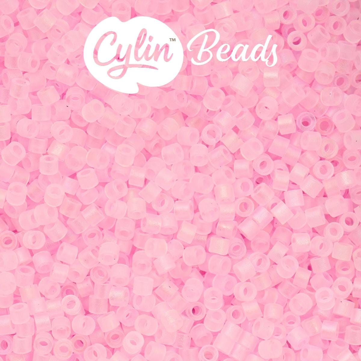 CY11-1181 11/0 Cylin Beads Matte Baby Pink Macaron AB