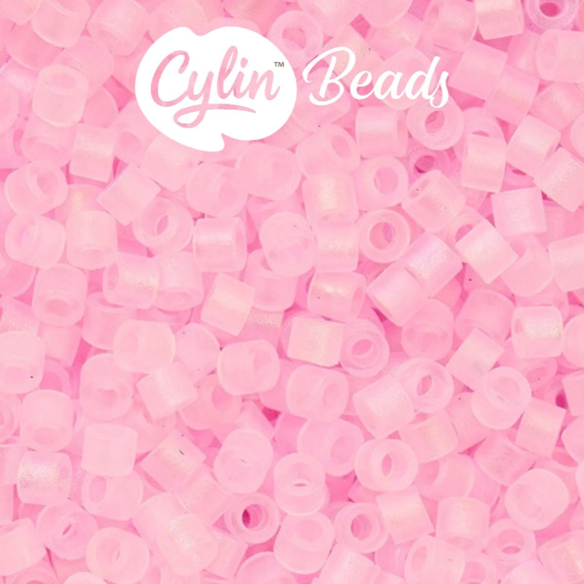 CY11-1181 11/0 Cylin Beads Matte Baby Pink Macaron AB