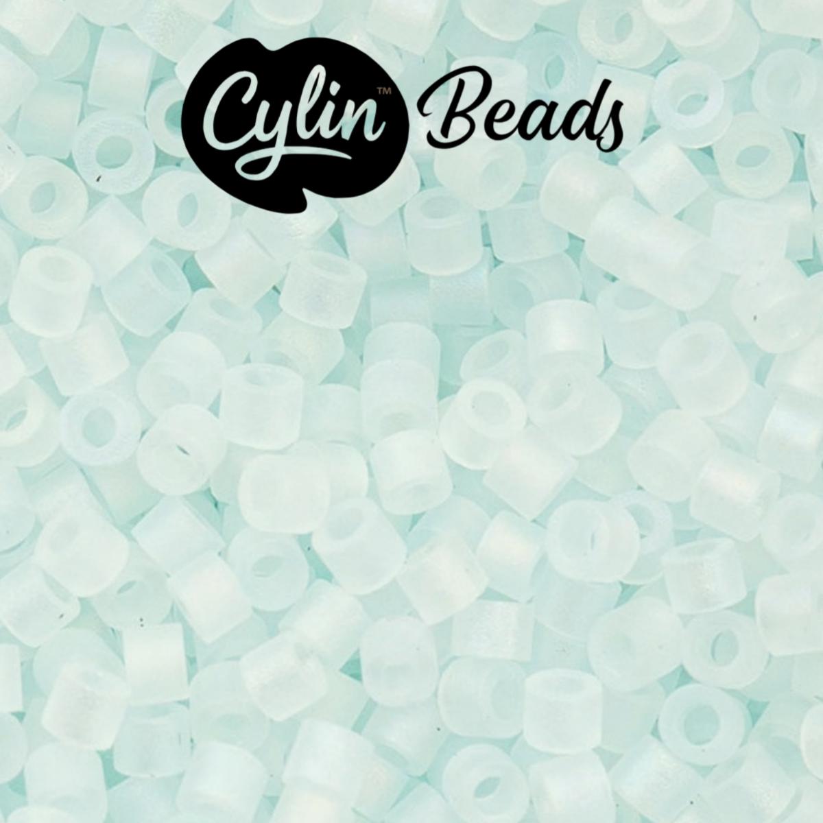 CY11-1183 11/0 Cylin Beads Matte Soft Blue Macaron AB