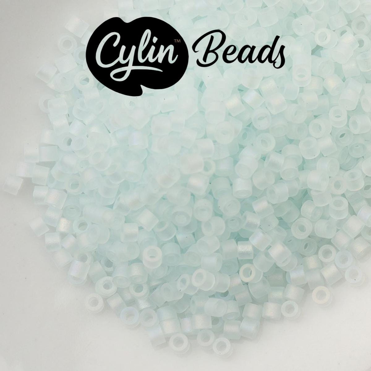CY11-1183 11/0 Cylin Beads Matte Soft Blue Macaron AB