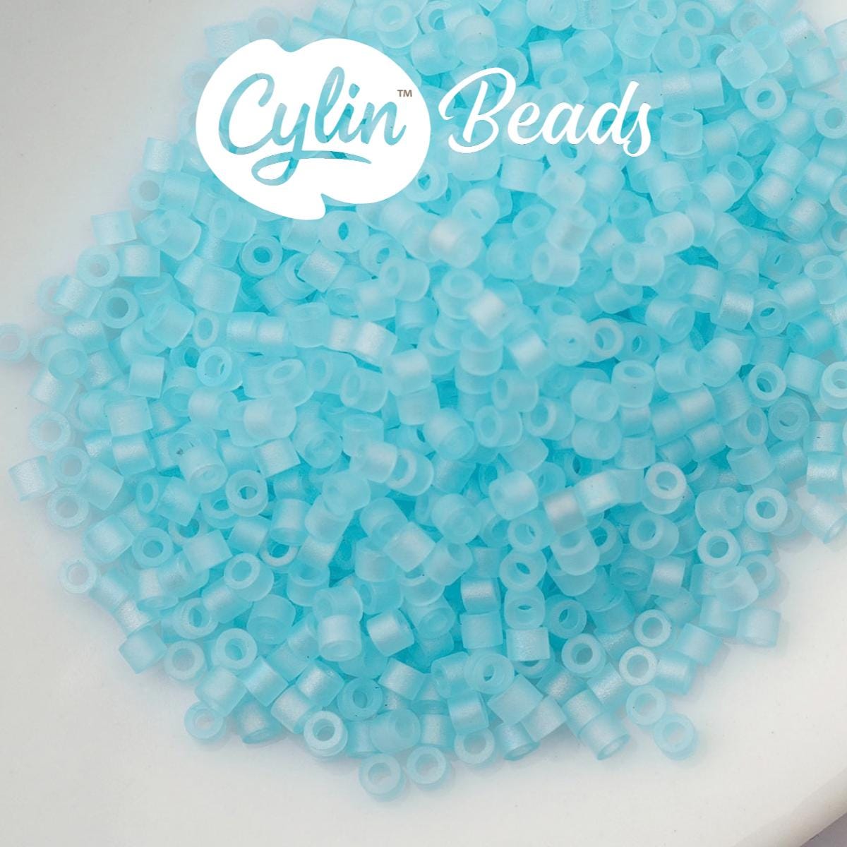 CY11-1187 11/0 Cylin Beads Matte Sky Blue Macaron AB
