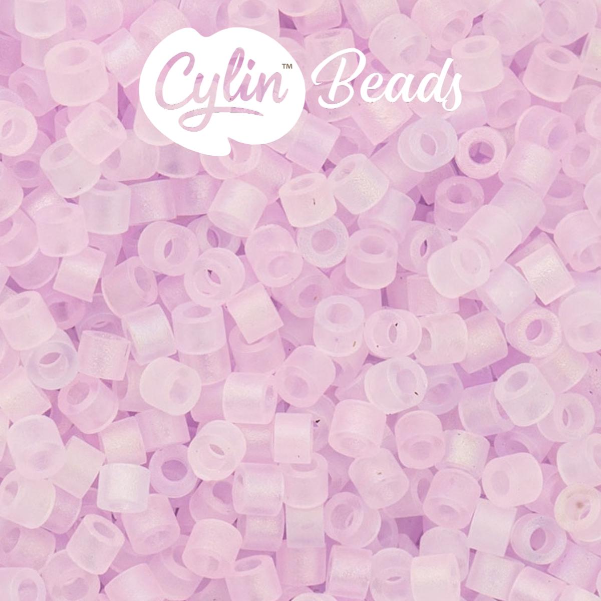 CY11-1190 11/0 Cylin Beads Matte Lilac Frost Macaron AB