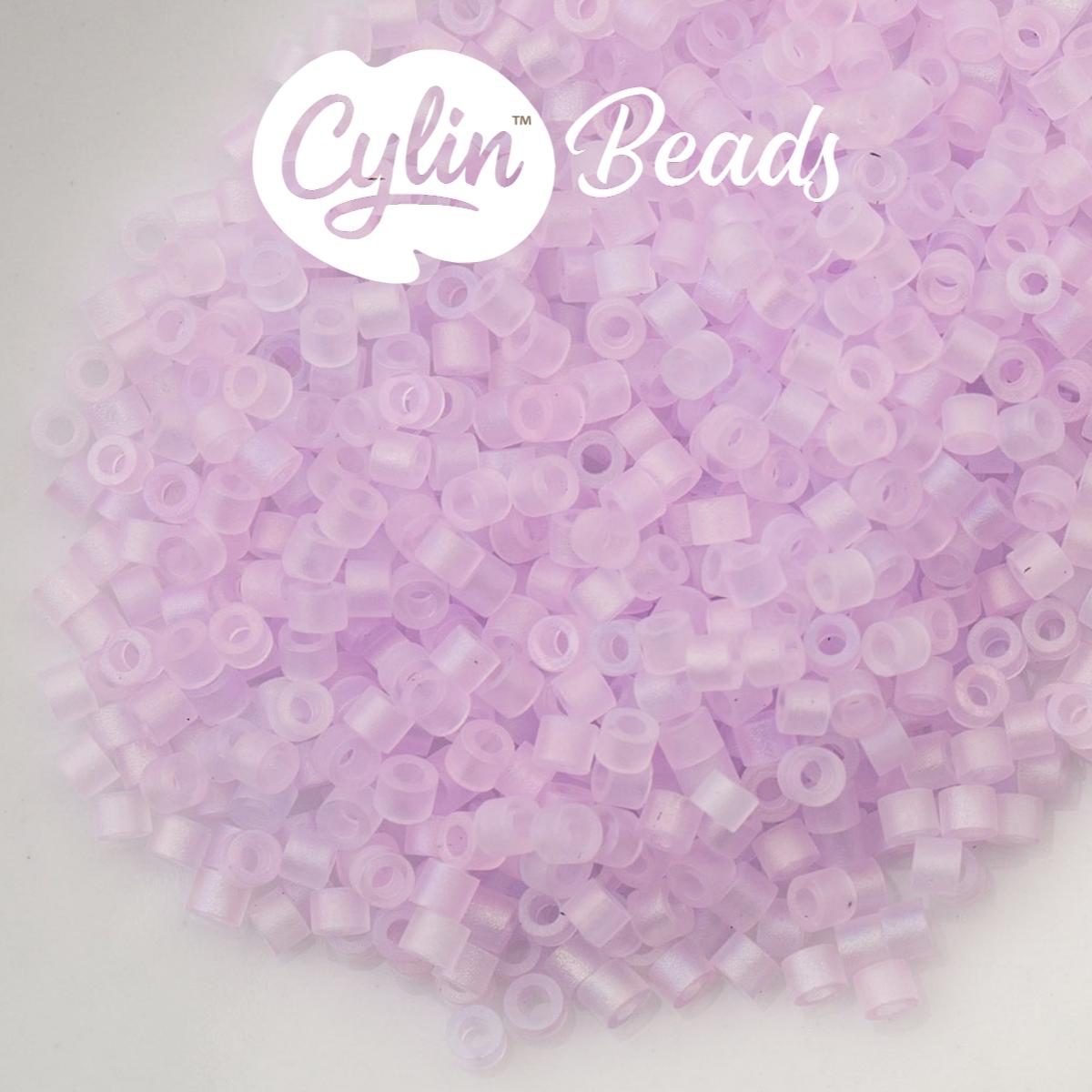 CY11-1190 11/0 Cylin Beads Matte Lilac Frost Macaron AB