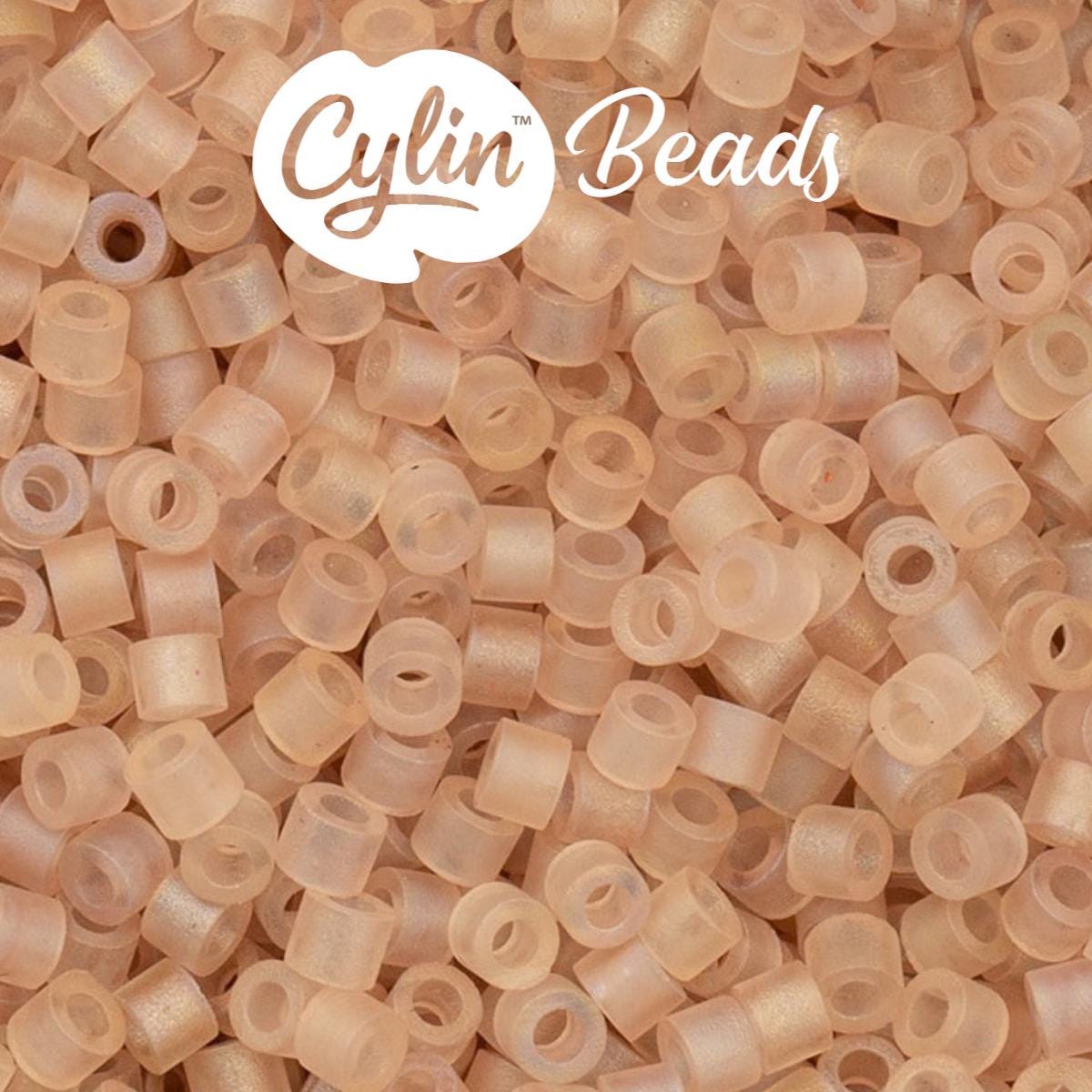 CY11-1192 11/0 Cylin Beads Matte Caramel Macaron AB