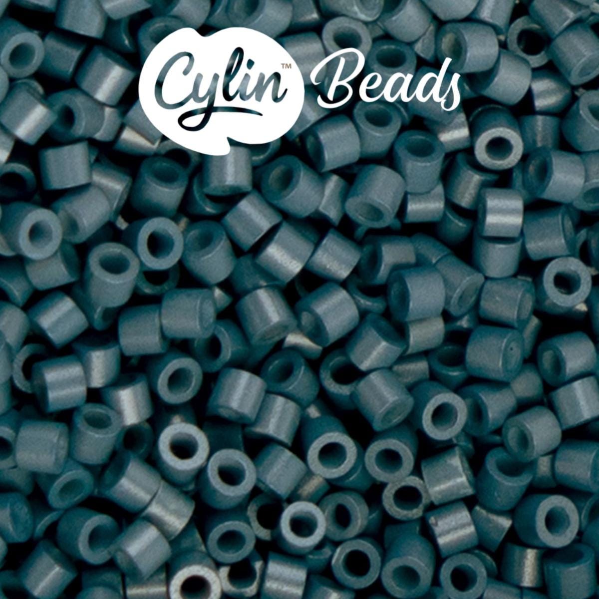 CY11-1203 11/0 Cylin Beads Opaque Blueberry Silkshine