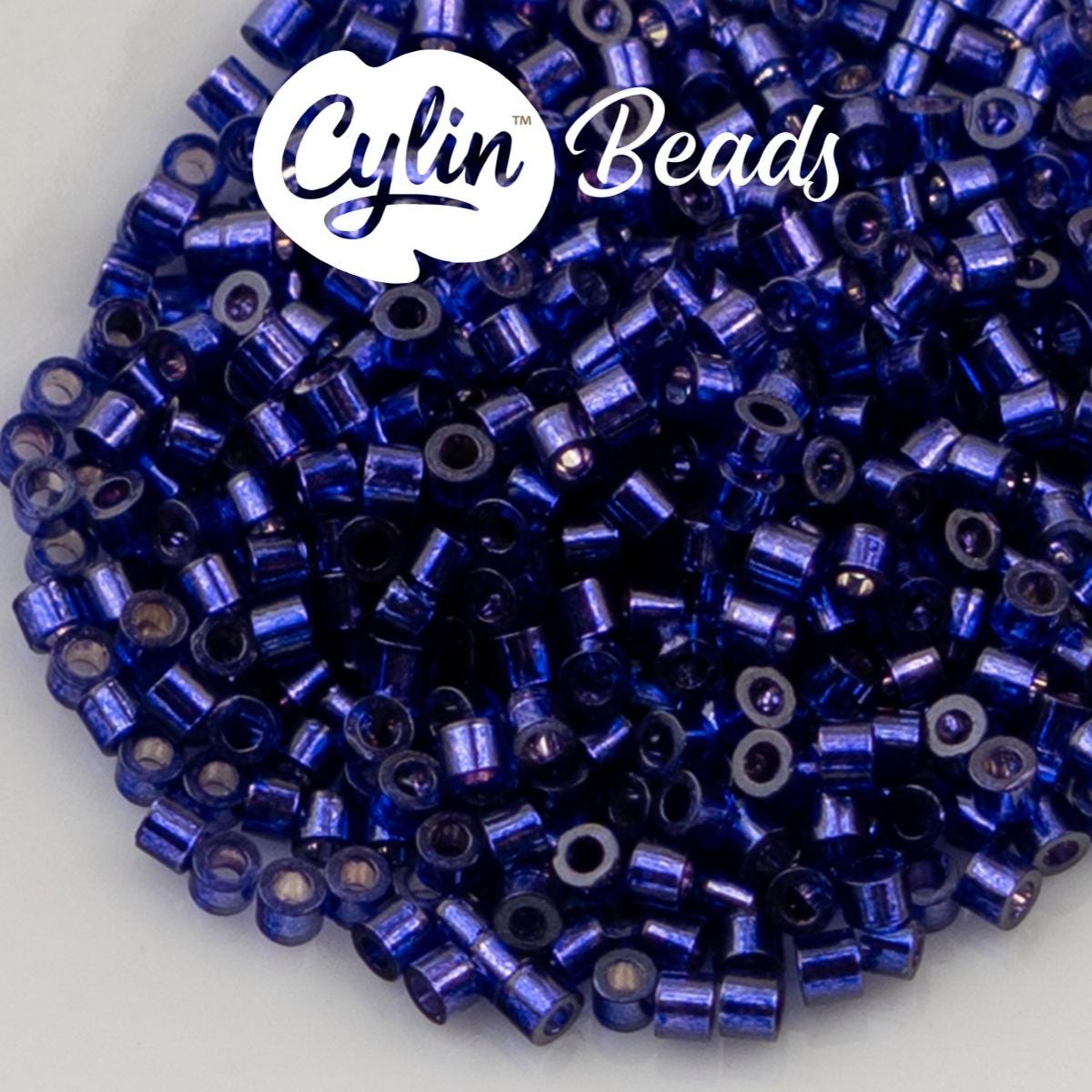 CY11-1206 11/0 Cylin Beads Silverlined Dark Violet