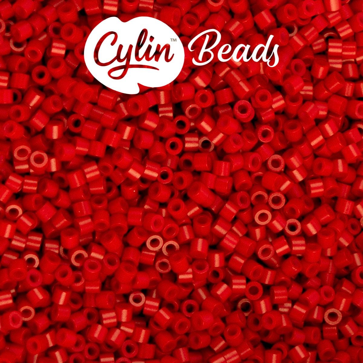 CY11-1211 11/0 Cylin Beads Matte Dark Red