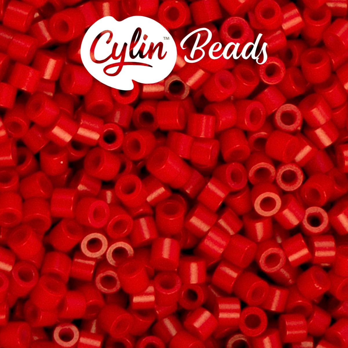 CY11-1211 11/0 Cylin Beads Matte Dark Red