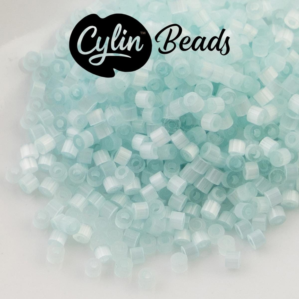 CY11-1221 11/0 Cylin Beads Silkfreeze Blue