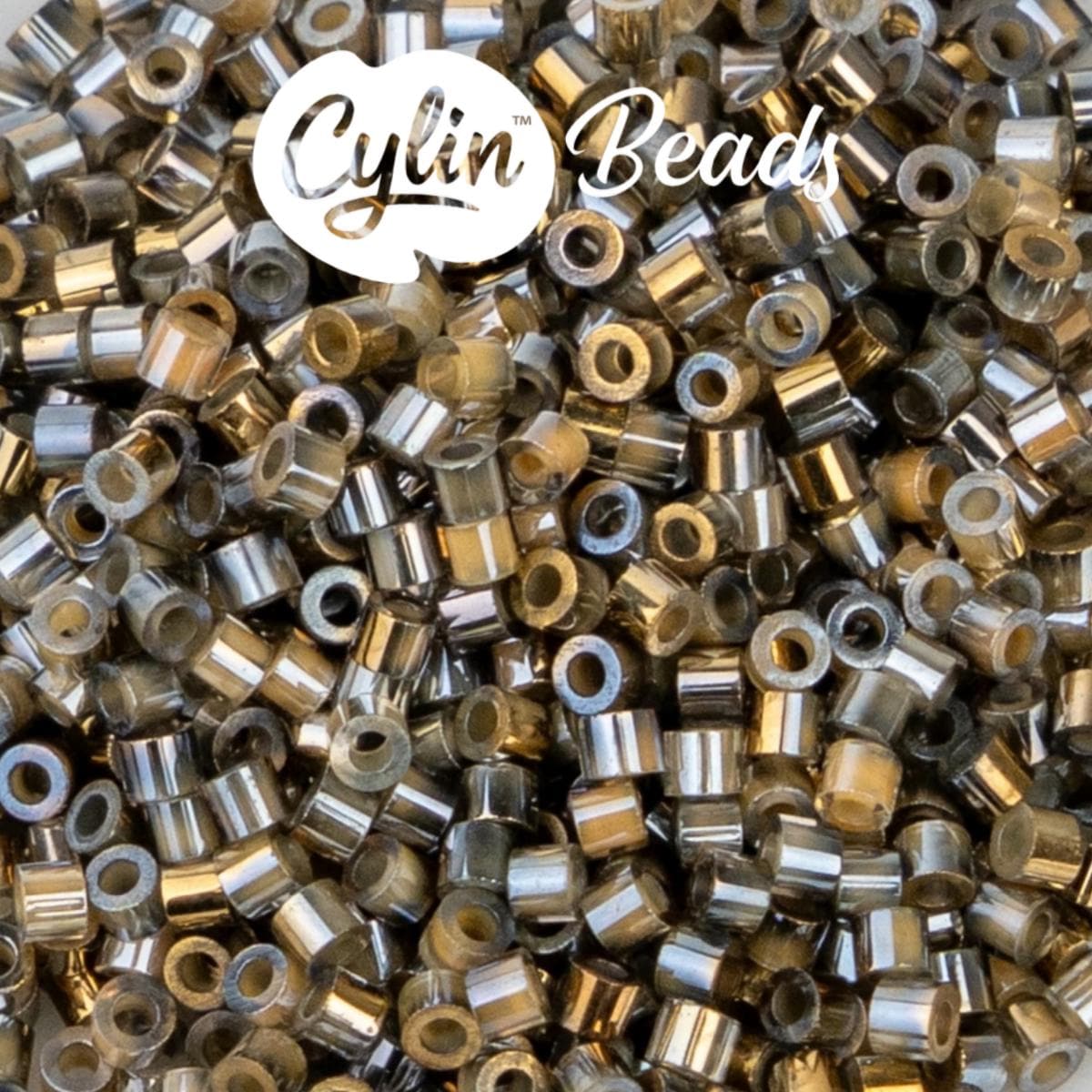 CY11-1231 11/0 Cylin Beads Gilded Halo Champagne