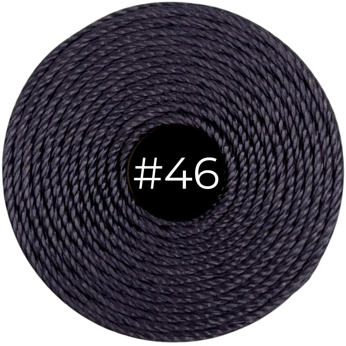 Lilac #46 S-Lon Bead Cord TEX 210 77yd 0.5mm, 1 Spool