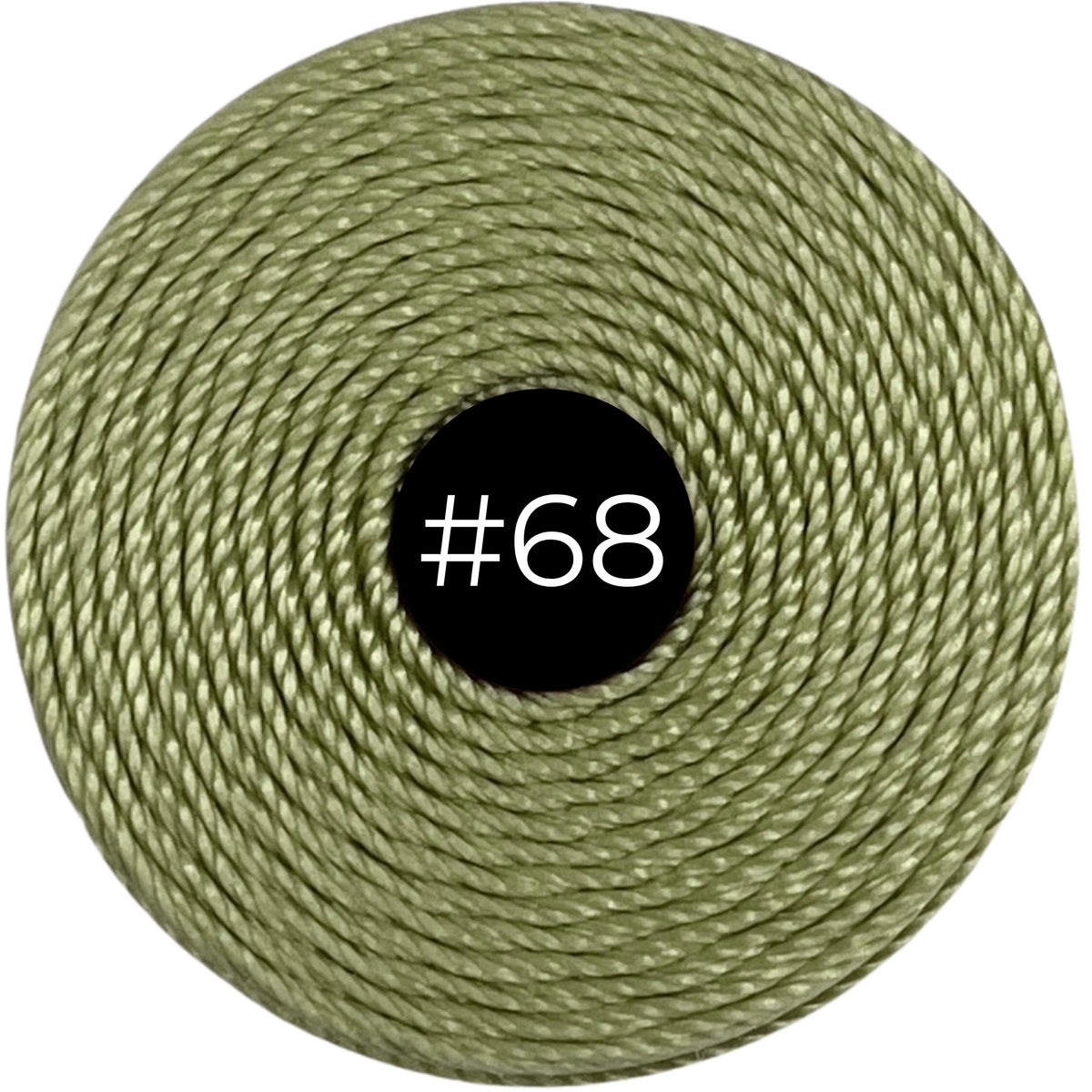Peridot #68 S-Lon Bead Cord TEX 210 77yd 0.5mm