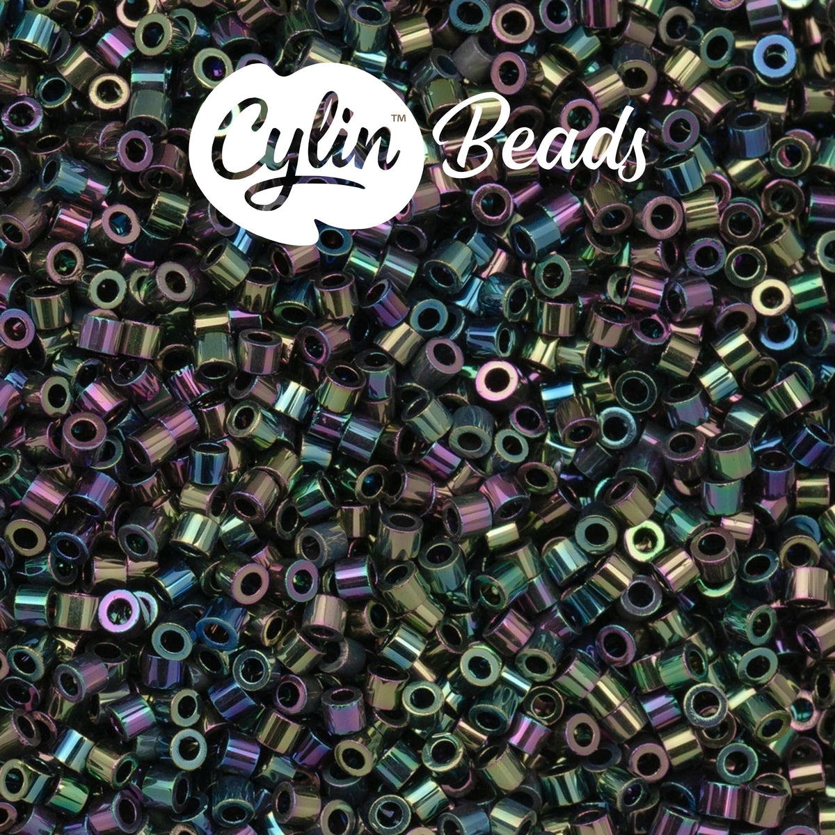CY11-1001 11/0 Cylin Beads Purple Iris