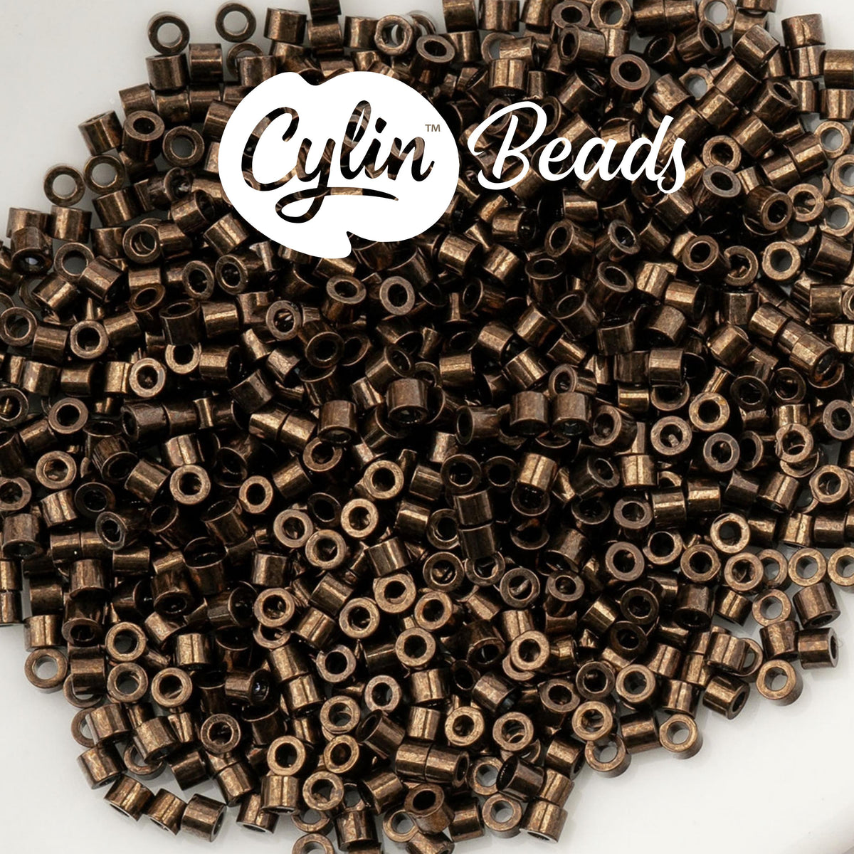CY11-1005 11/0 Cylin Beads Bronze Metallic