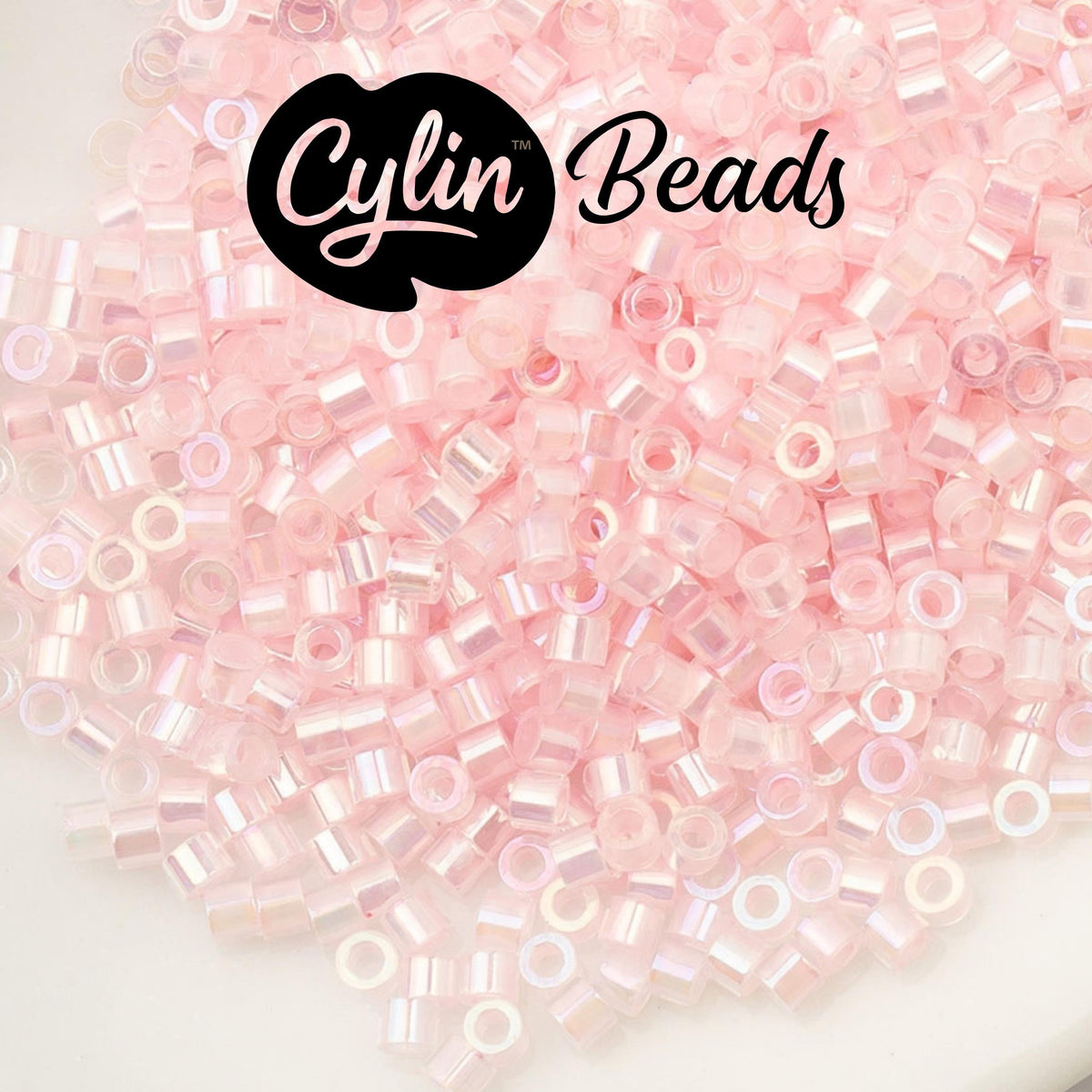 CY11-1014 11/0 Cylin Beads Pale Pink Lined