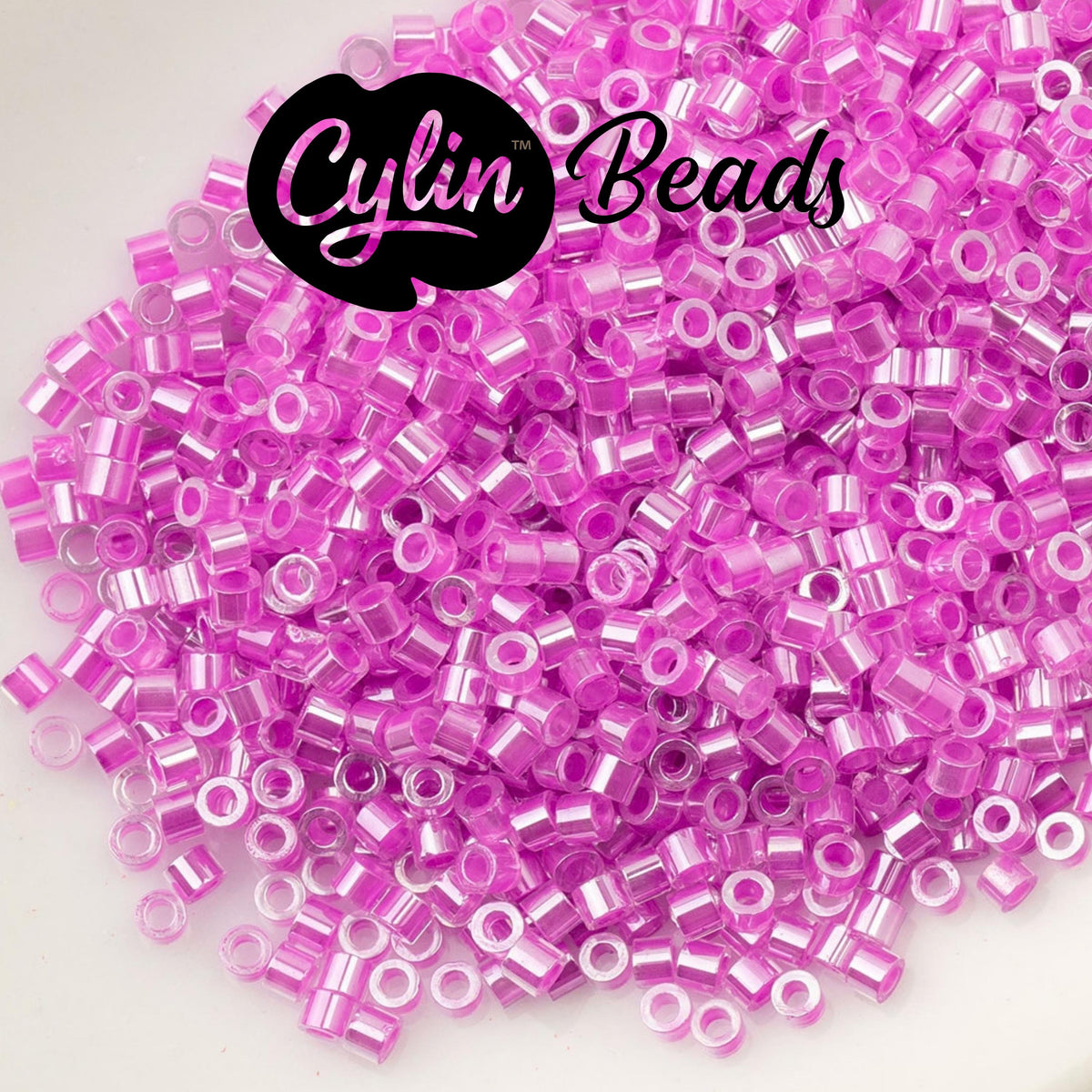 CY11-1017 11/0 Cylin Beads Orchid Glow Lined AB