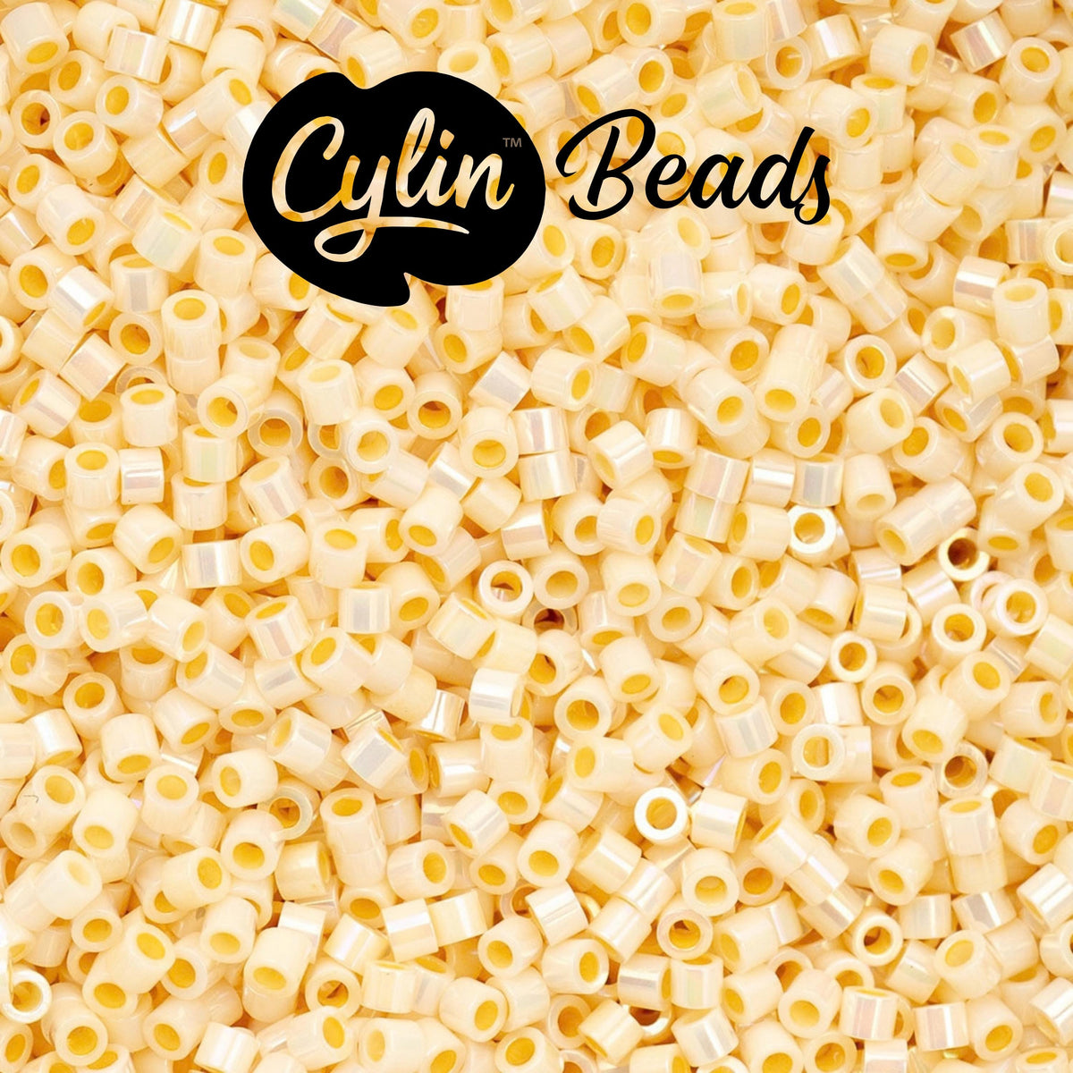 CY11-1021 11/0 Cylin Beads Cream AB