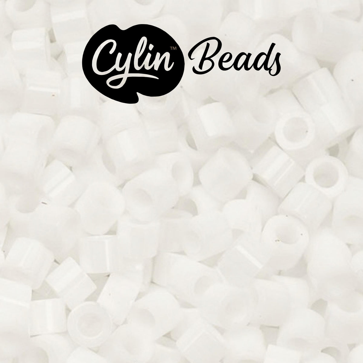 CY11-1023 11/0 Cylin Beads Opaque White