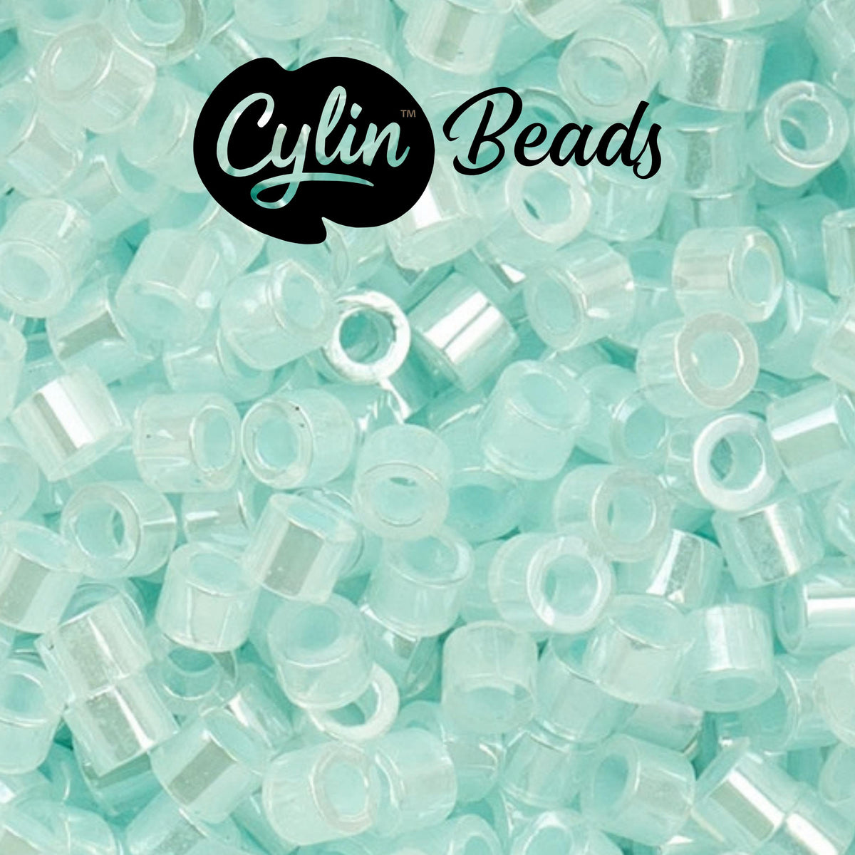 CY11-1030 11/0 Cylin Beads Crystal Light Aqua Ceylon