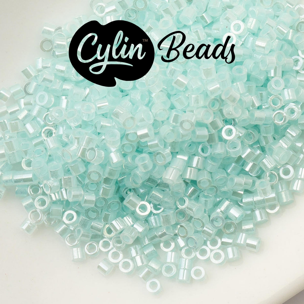 CY11-1030 11/0 Cylin Beads Crystal Light Aqua Ceylon