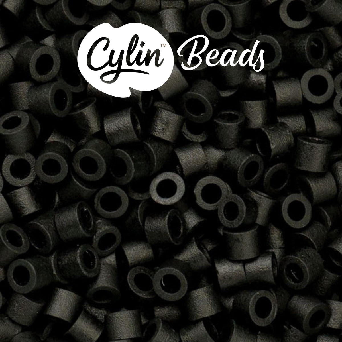 CY11-1035 11/0 Cylin Beads Matte Black