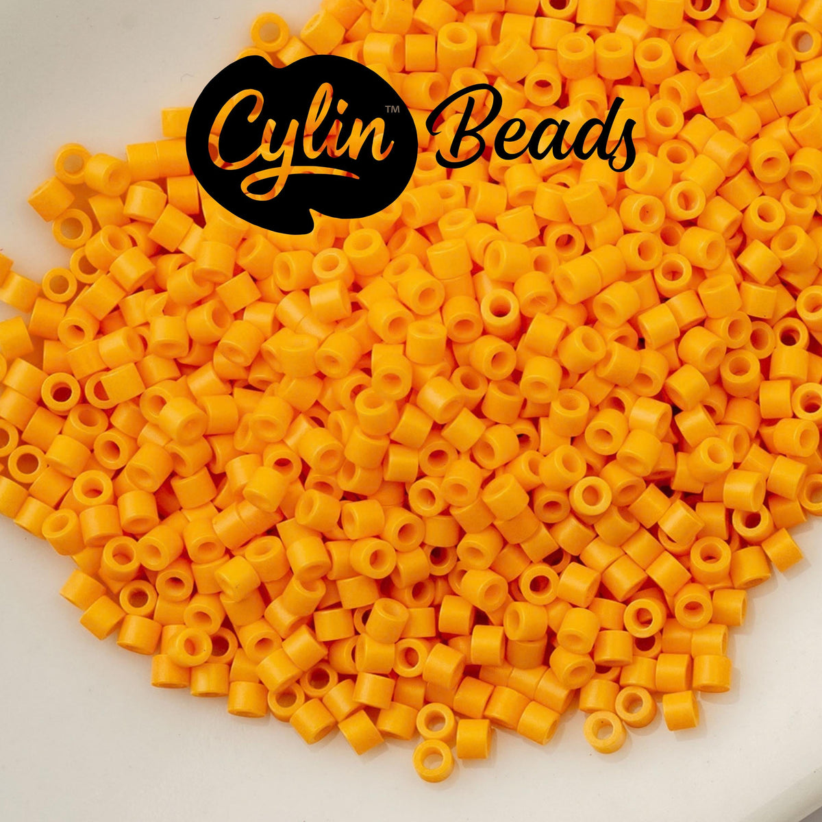 CY11-1045 11/0 Cylin Beads Opaque Saffron Spice