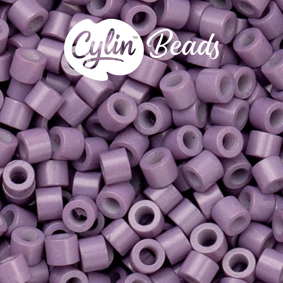 CY11-1050 11/0 Cylin Beads Opaque Lavender