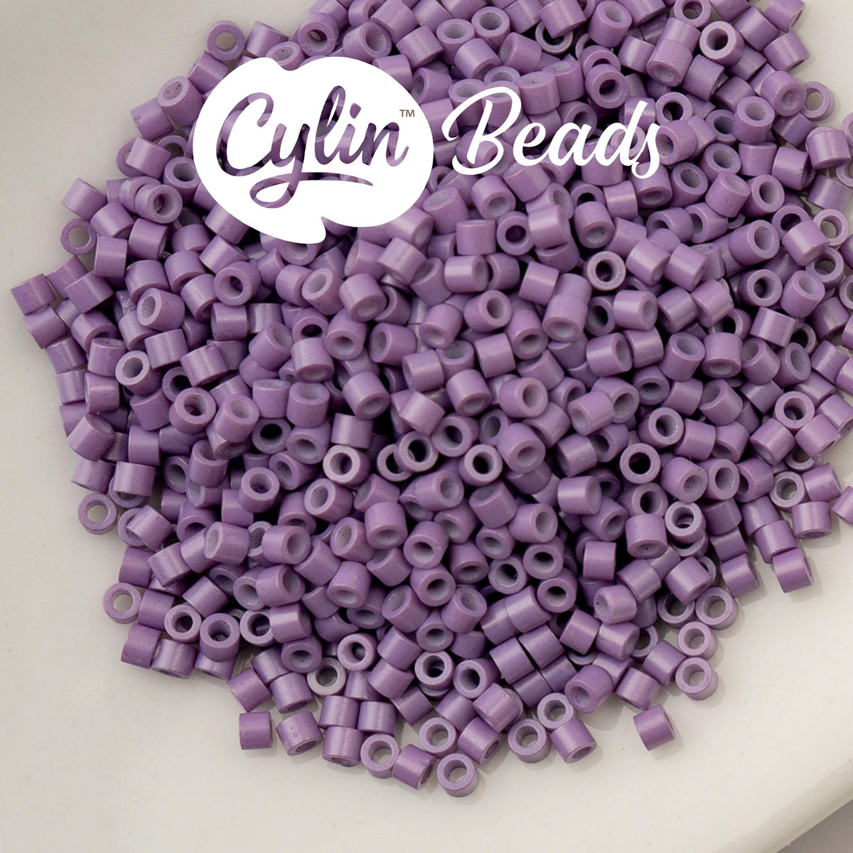 CY11-1050 11/0 Cylin Beads Opaque Lavender