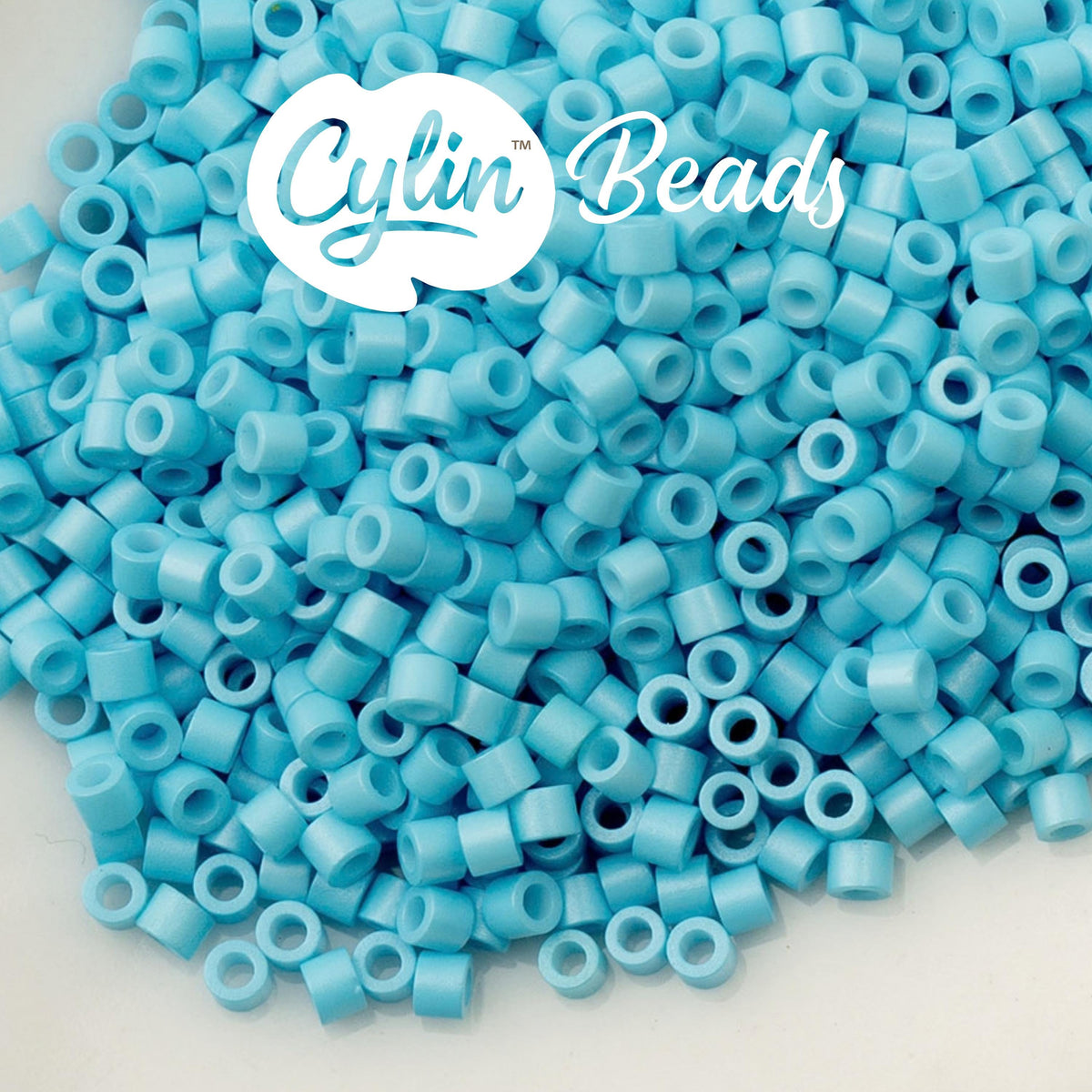 CY11-1057 11/0 Cylin Beads Opaque Light Blue