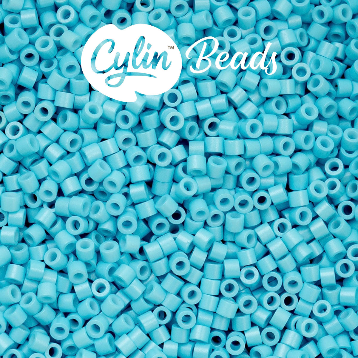 CY11-1057 11/0 Cylin Beads Opaque Light Blue