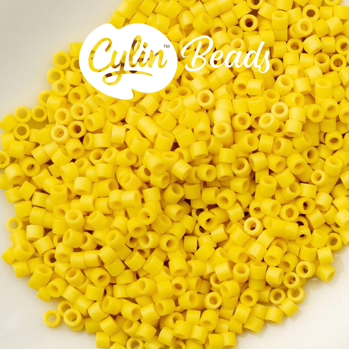 CY11-1066 11/0 Cylin Beads Opaque Matte Yellow