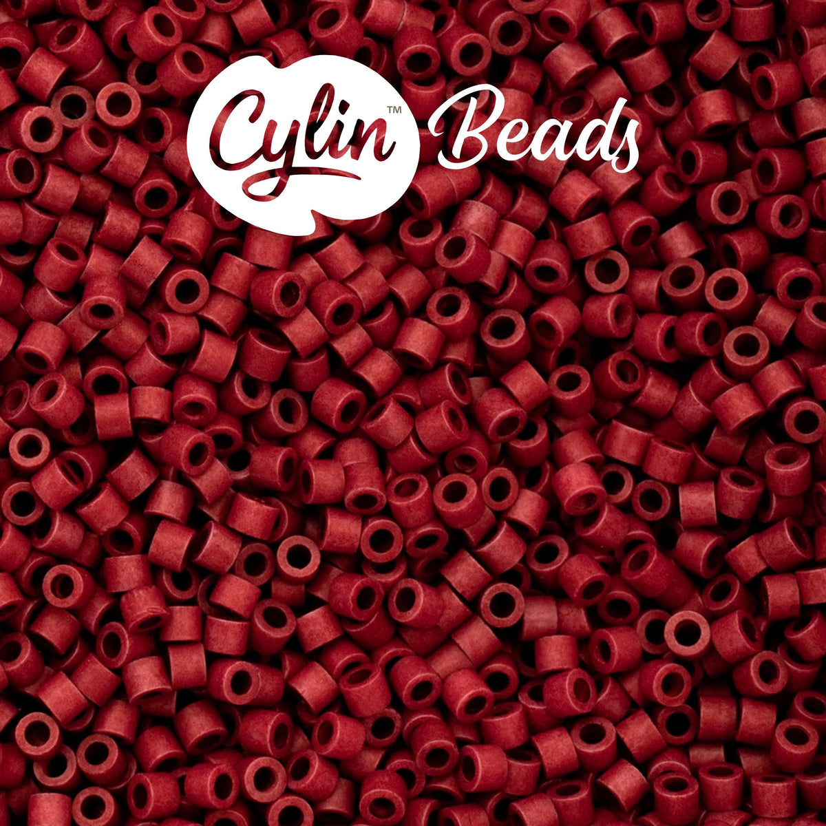 CY11-1073 11/0 Cylin Beads Opaque Matte Claret
